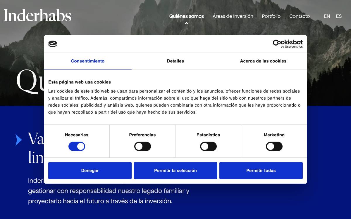 Inderhabs website preview