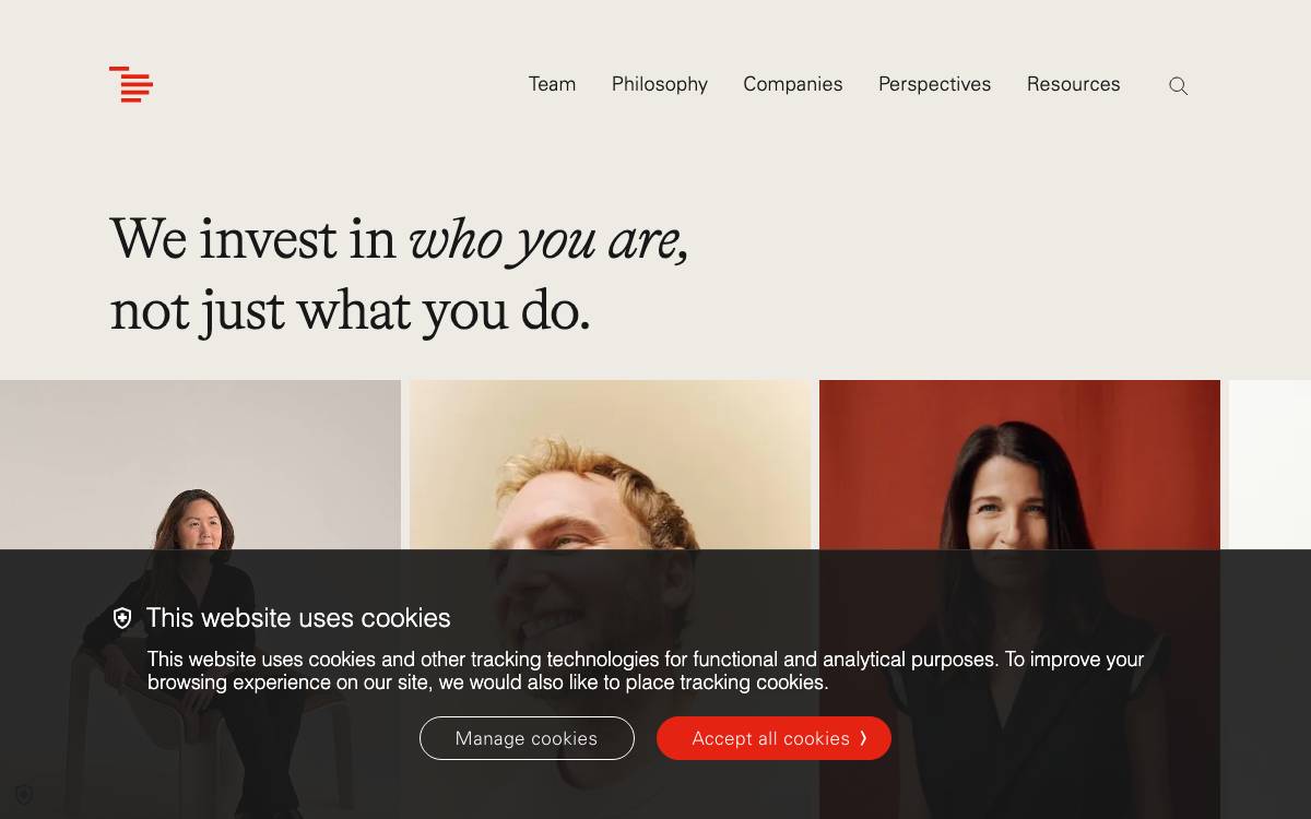 Index Ventures website preview