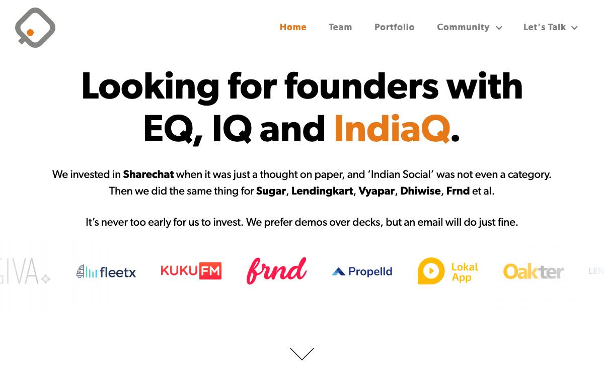 India Quotient website preview