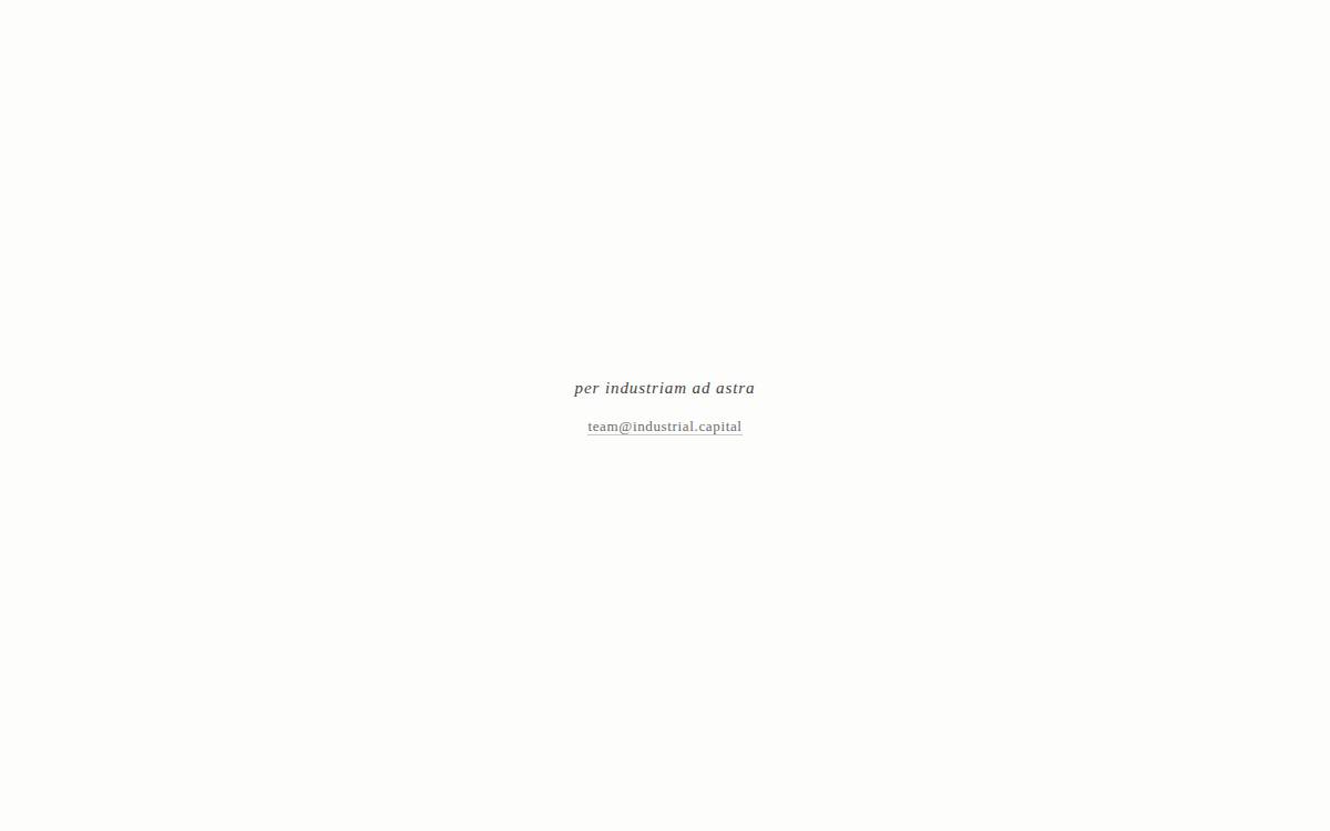 Industrial Capital website preview