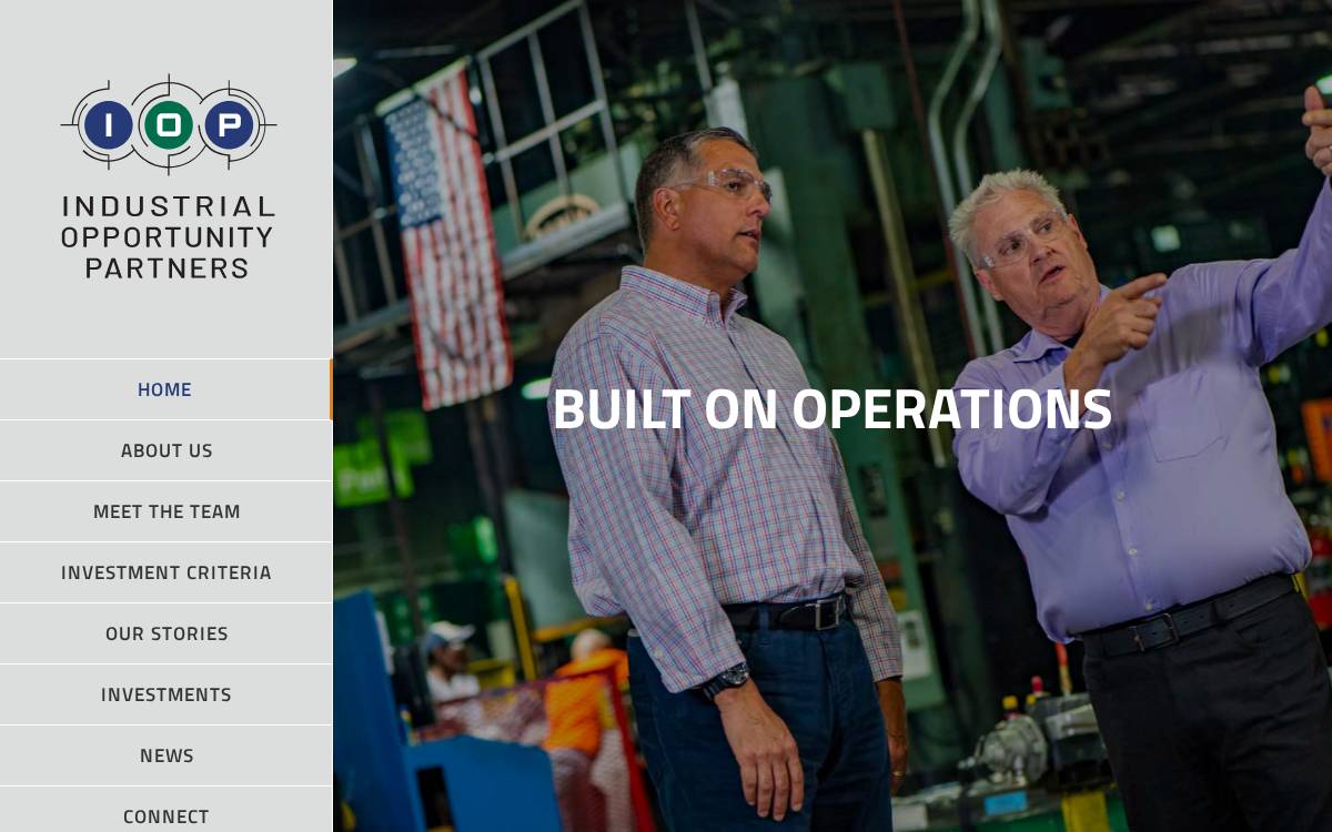 Industrial Opportunity Partners website preview