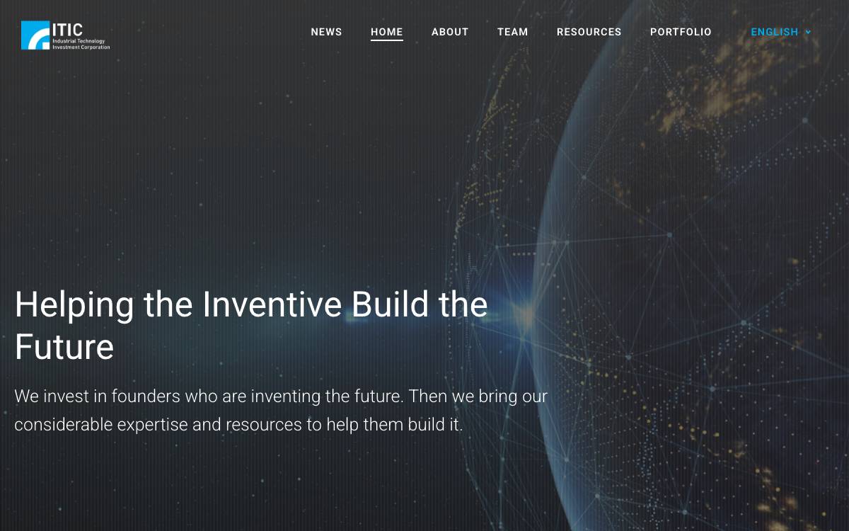 Industrial Technology Investment Corporation website preview
