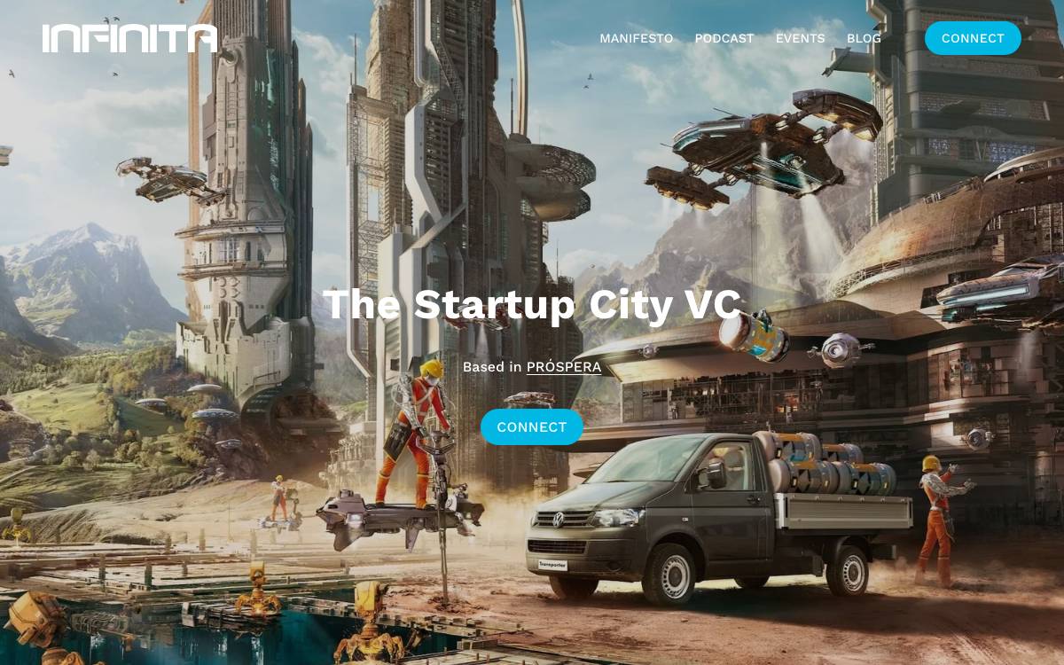 Infinita website preview