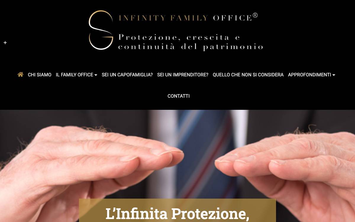 Infinity Family Office website preview