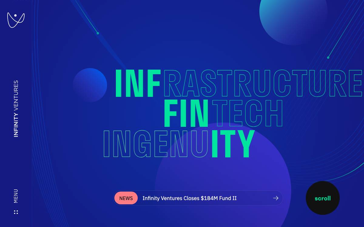 Infinity Ventures website preview