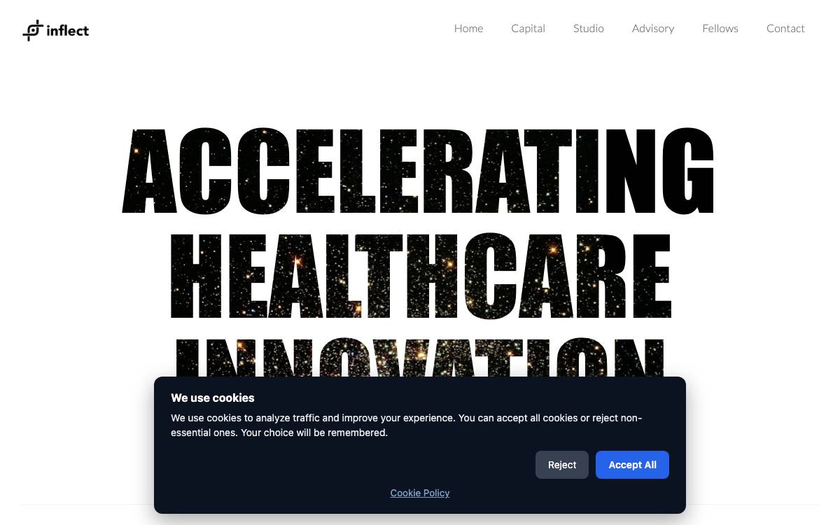 Inflect Health website preview