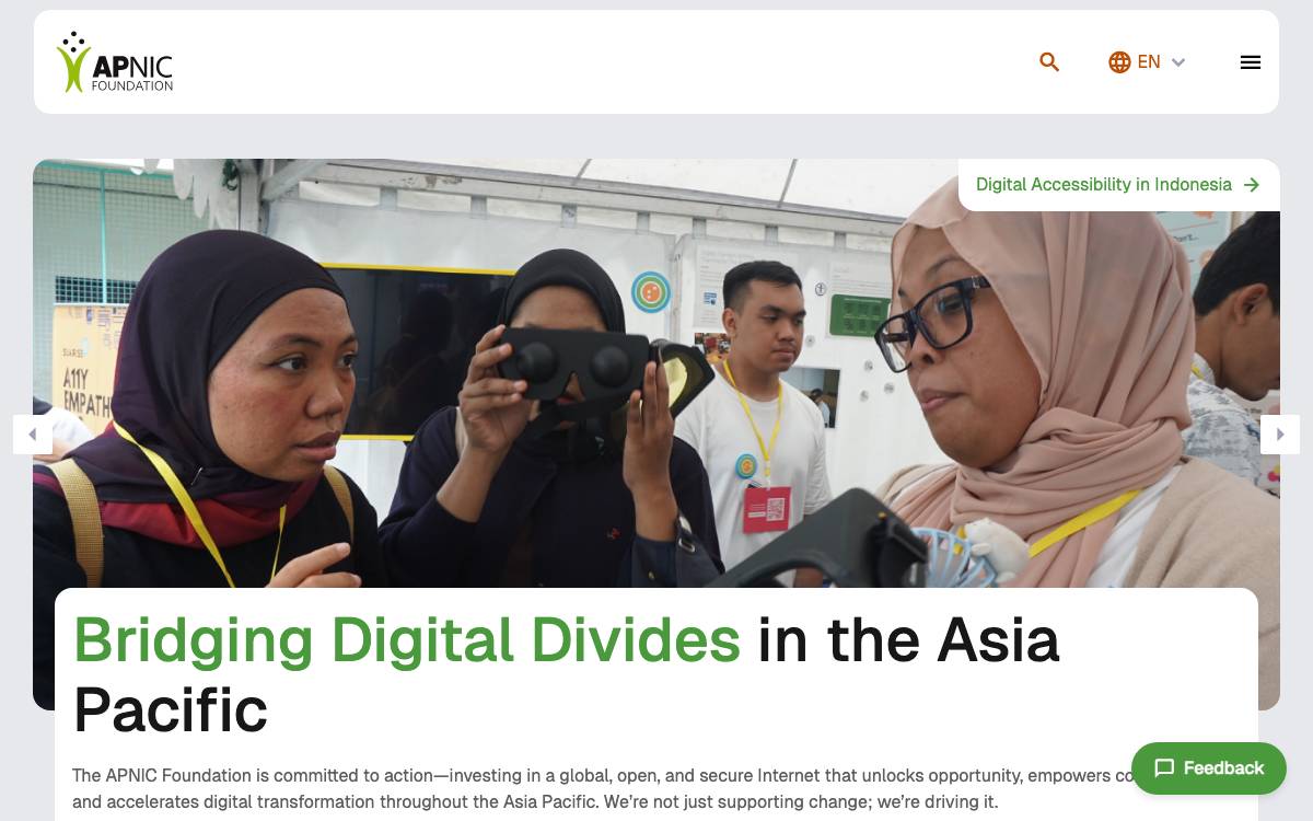 Information Society Innovation Fund website preview