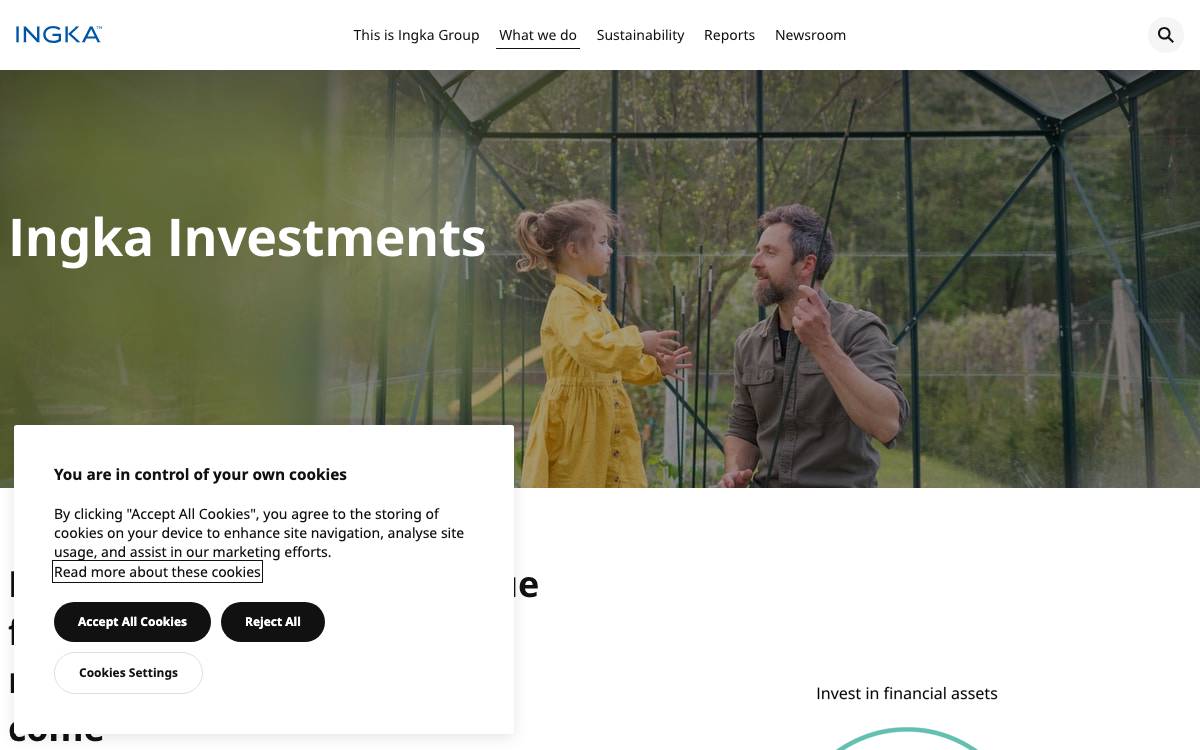 Ingka Investments website preview