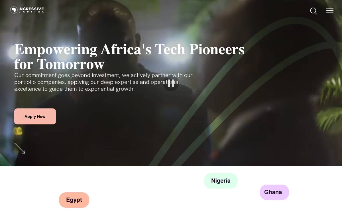 Ingressive Capital website preview