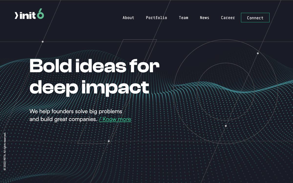 Init 6 website preview