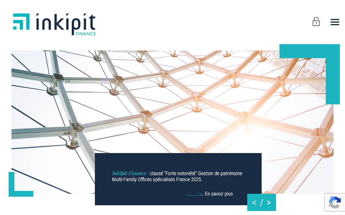 Inkipit Finance website preview