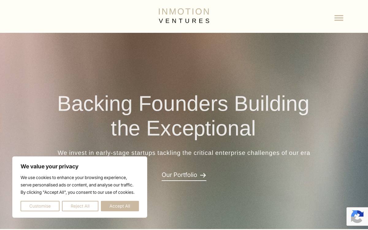 InMotion Ventures website preview