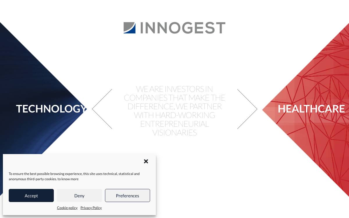Innogest Capital website preview