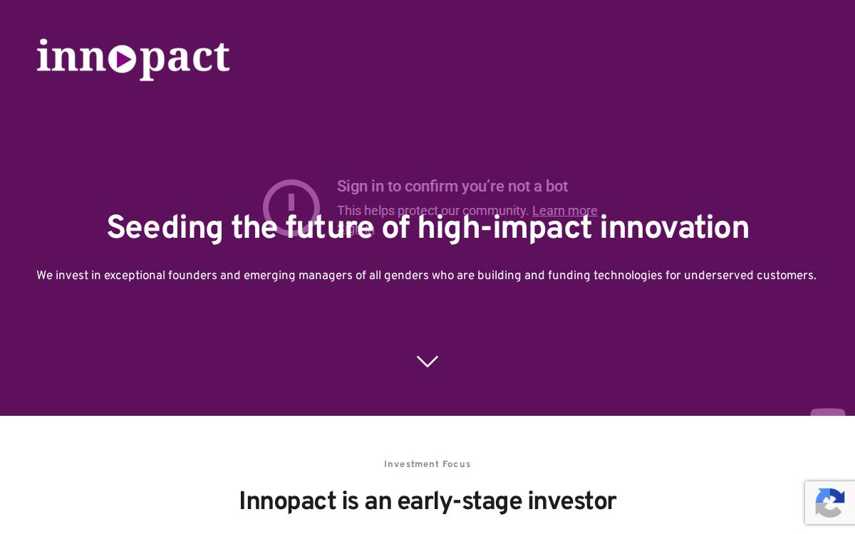 Innopact.vc website preview