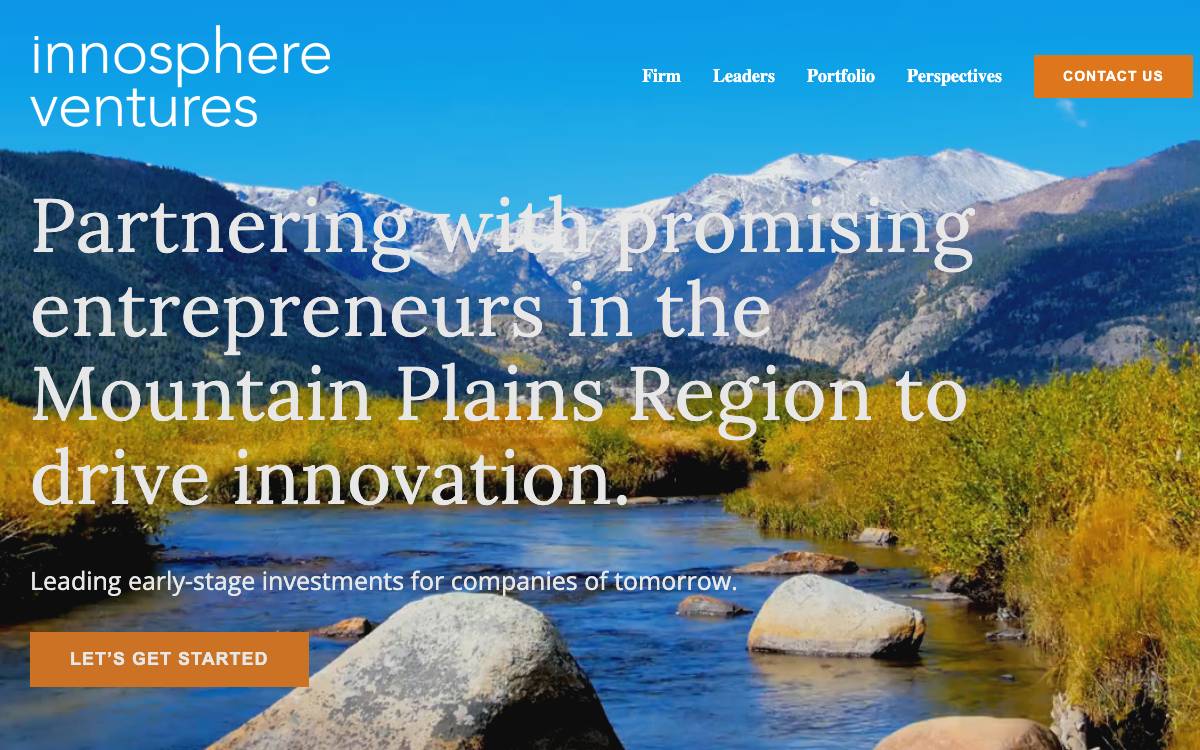 Innosphere Ventures website preview
