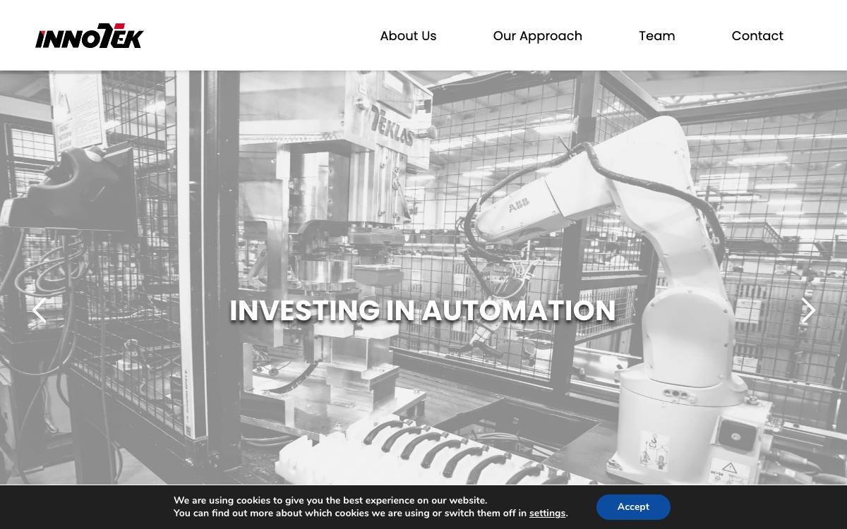 Innotek website preview