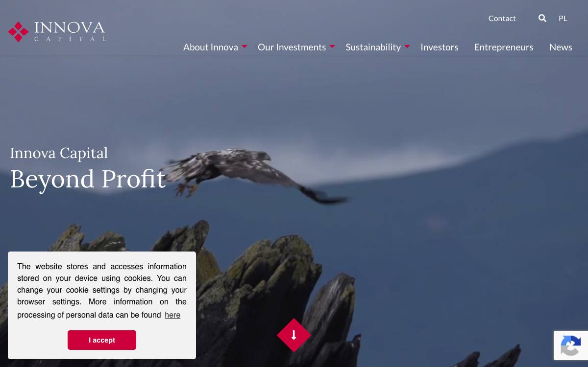 Innova Capital Sp. z o.o. website preview