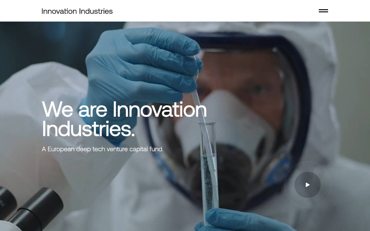 Innovation Industries website preview