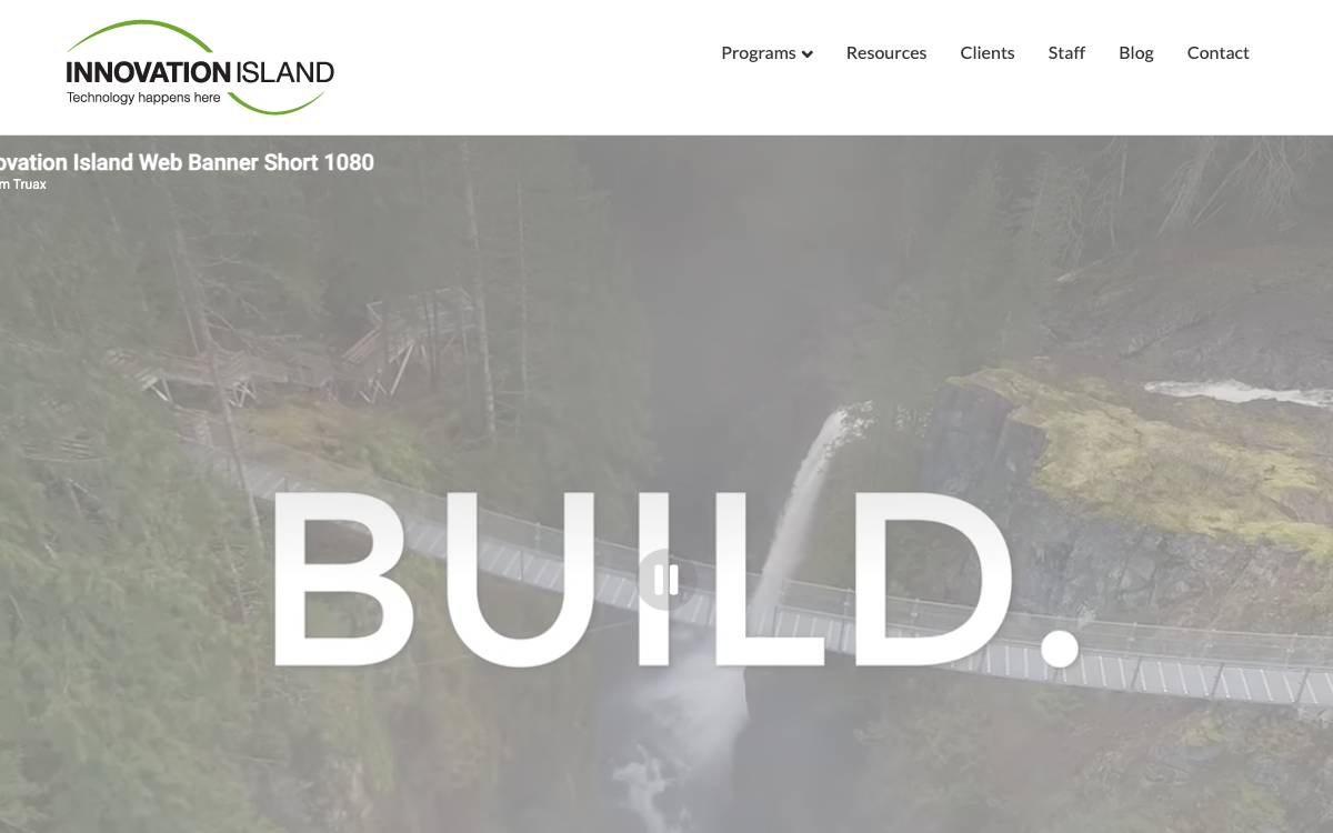 Innovation Island Technology Association website preview