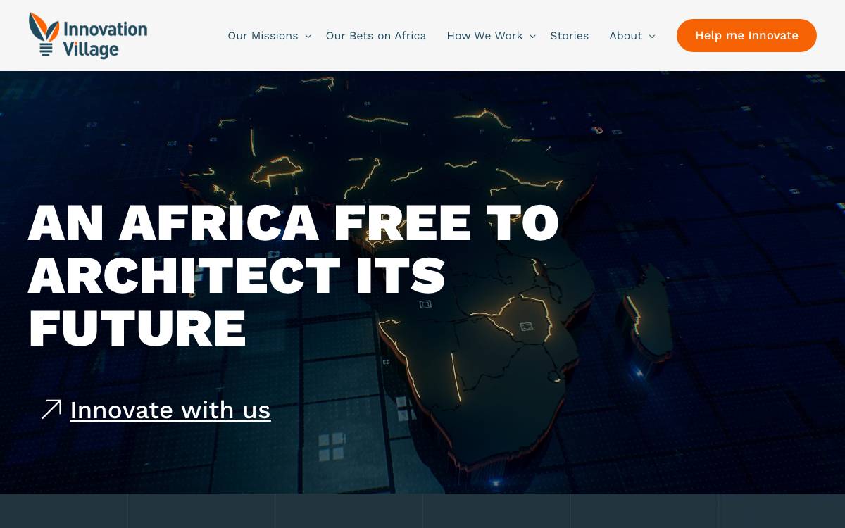 Innovation Village Uganda website preview