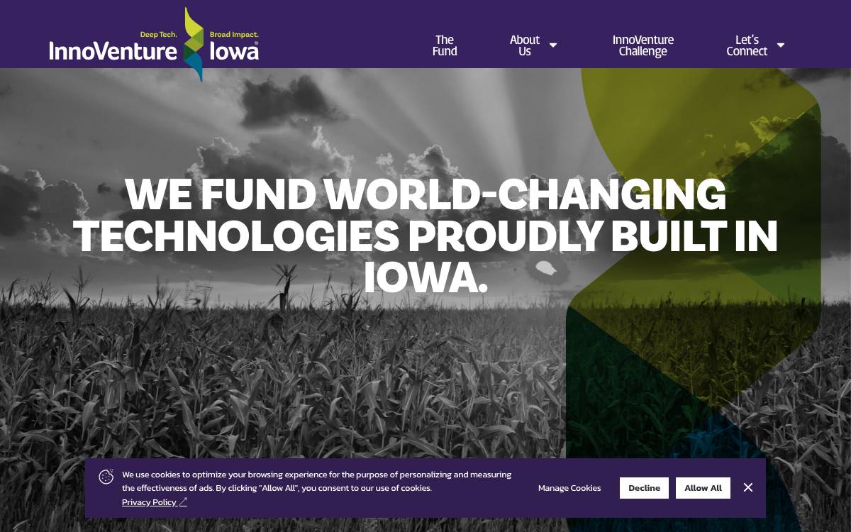 Innoventures Iowa website preview