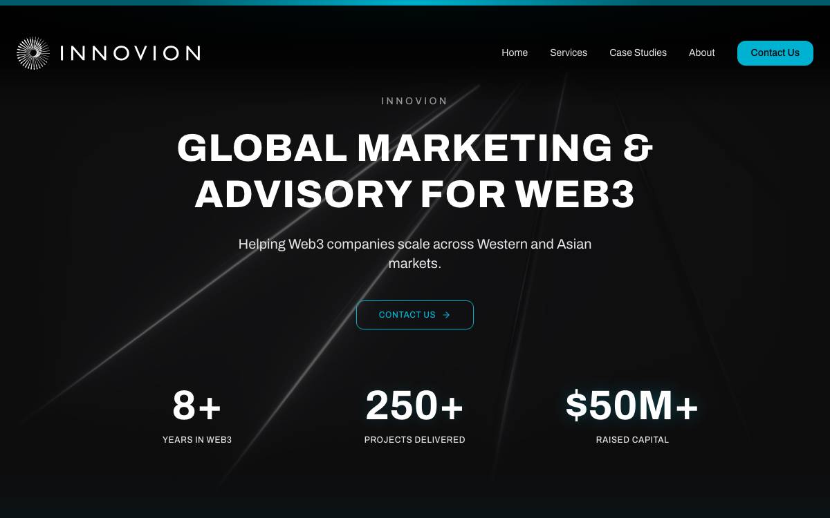 Innovion website preview
