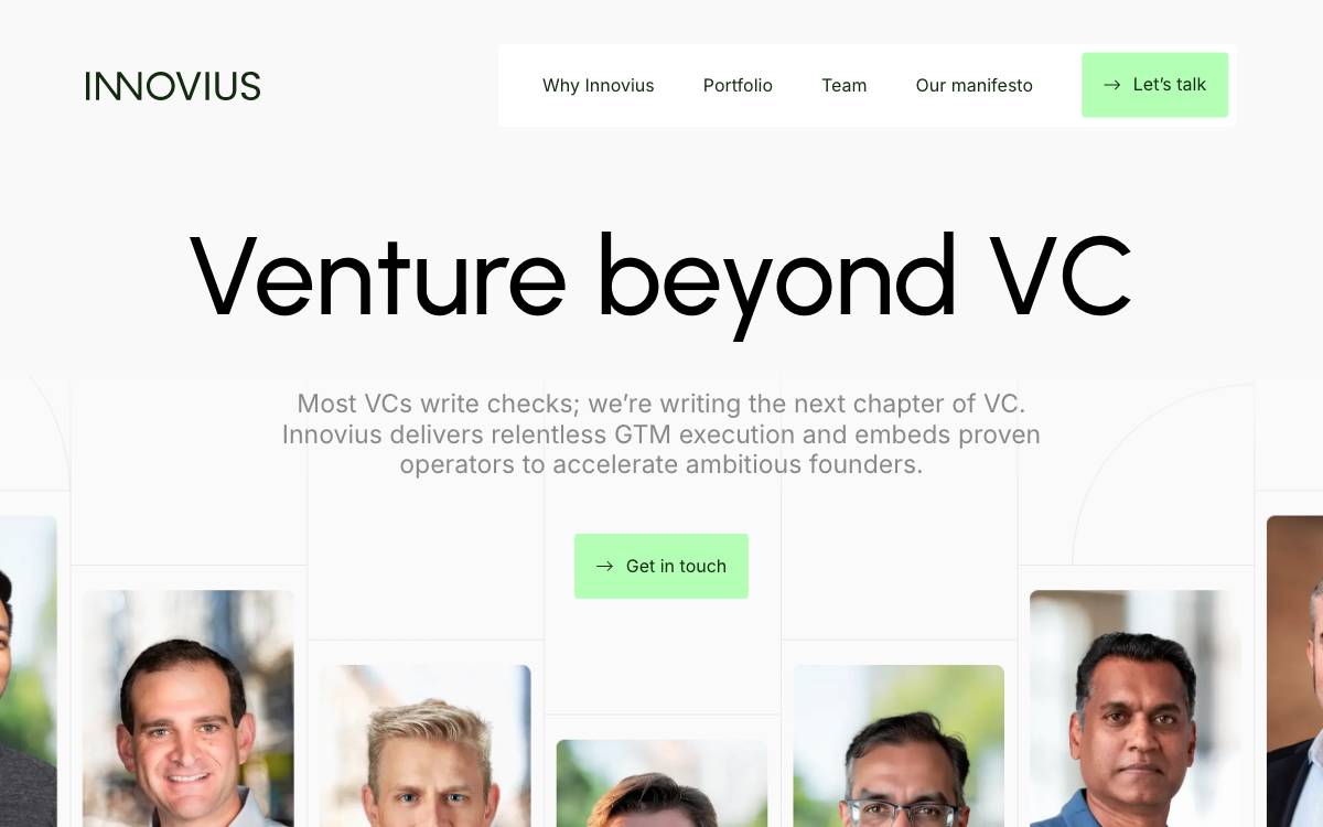 Innovius Capital website preview