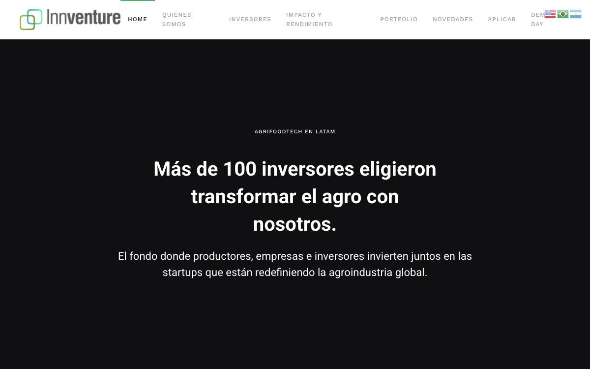 Innventure website preview