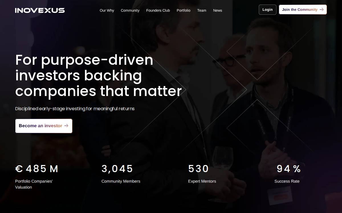 Inovexus website preview