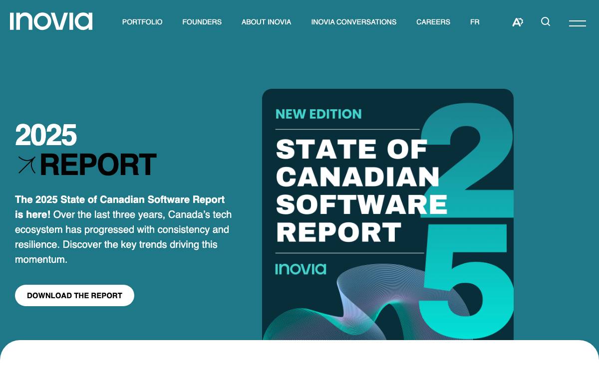Inovia Capital website preview