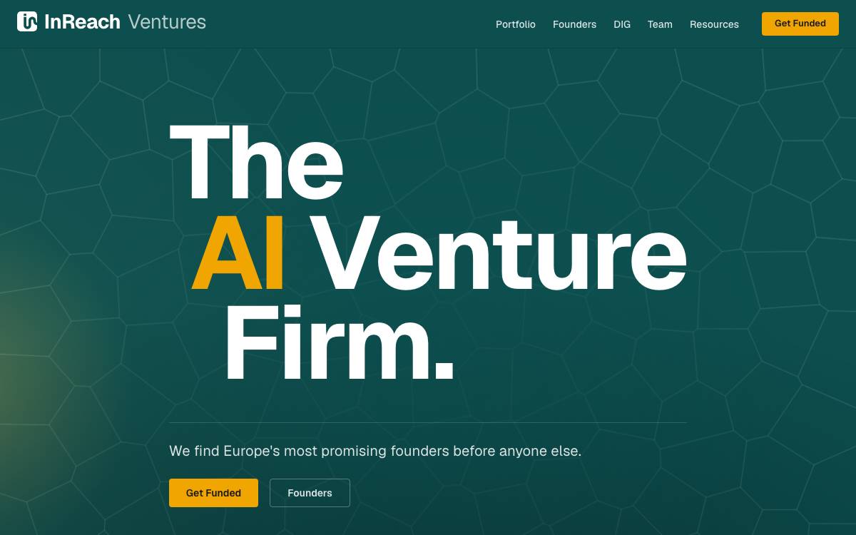 Inreach Ventures website preview
