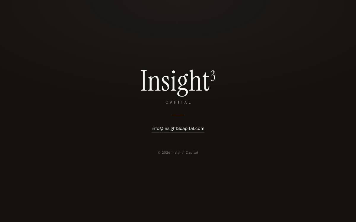 Insight 3 Capital website preview