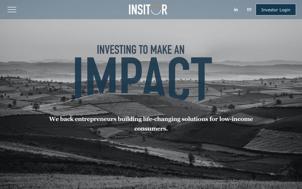 Insitor website preview