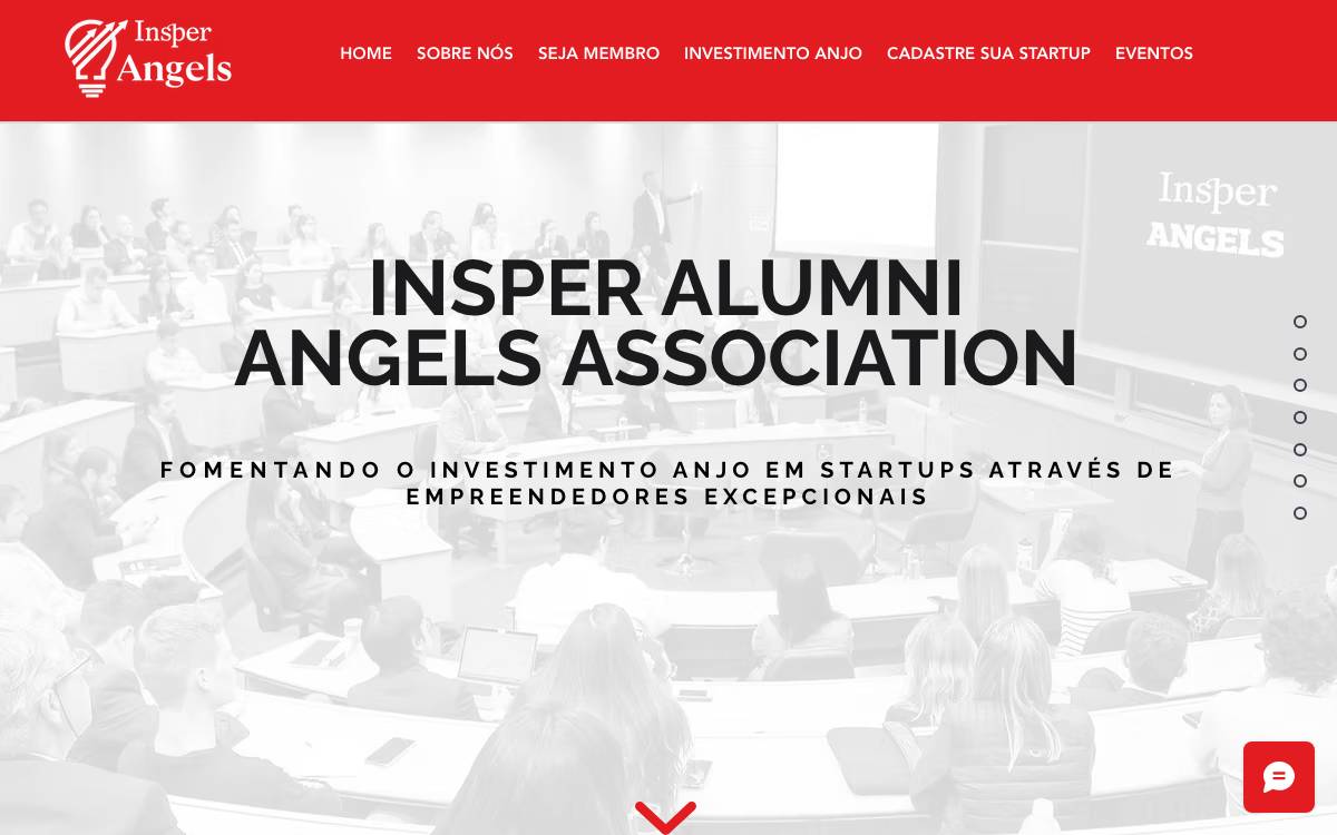 Insper Angels website preview