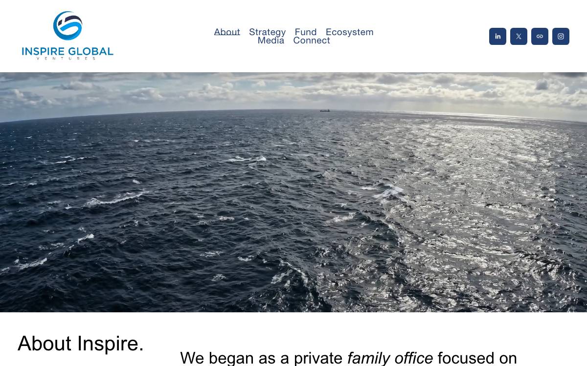 Inspire Global Ventures website preview