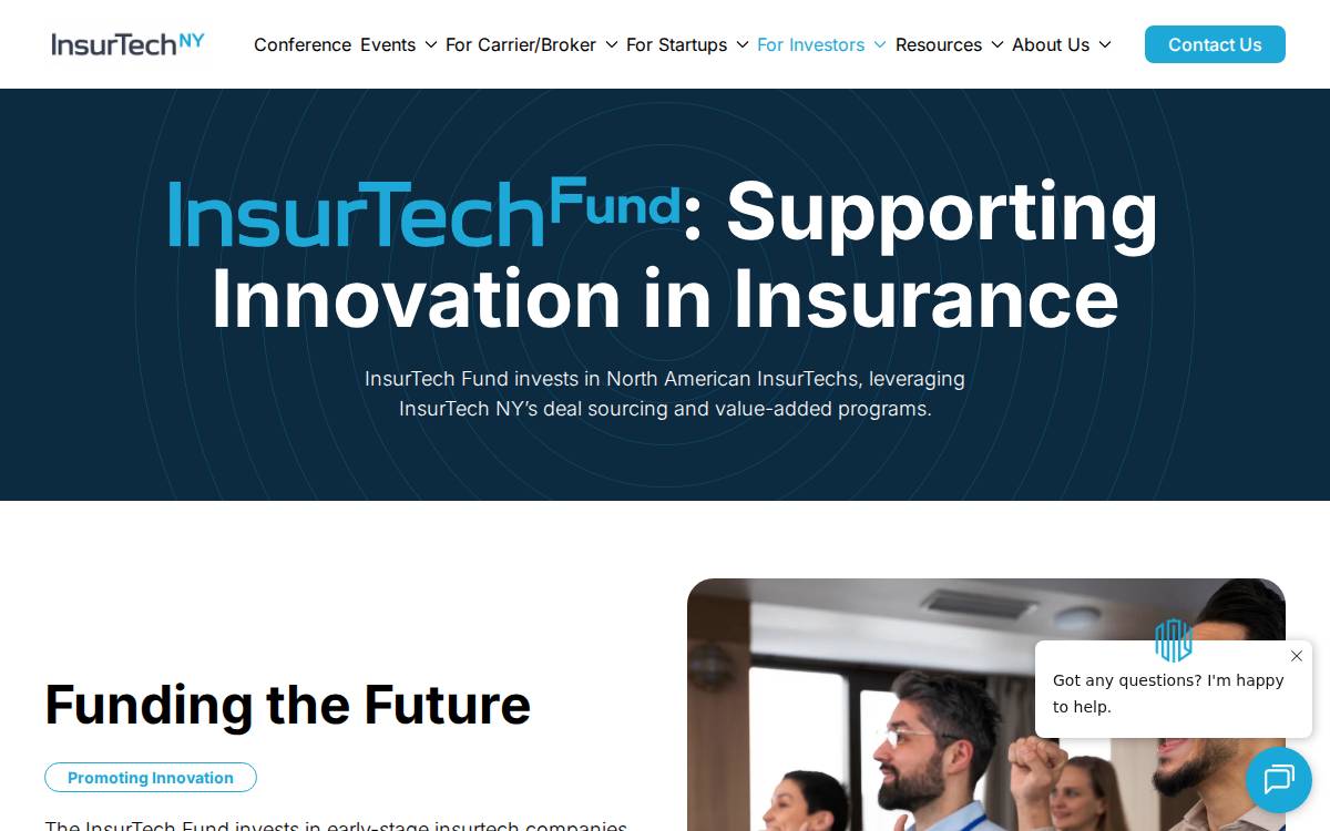 InsurTech website preview