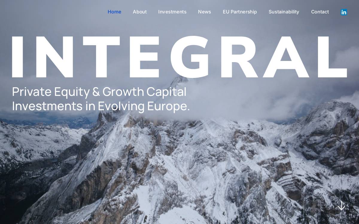 INTEGRAL Ventures Partners KFT website preview
