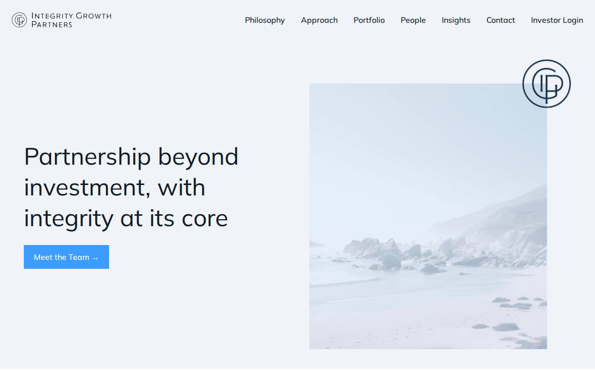Integrity Growth Partners website preview