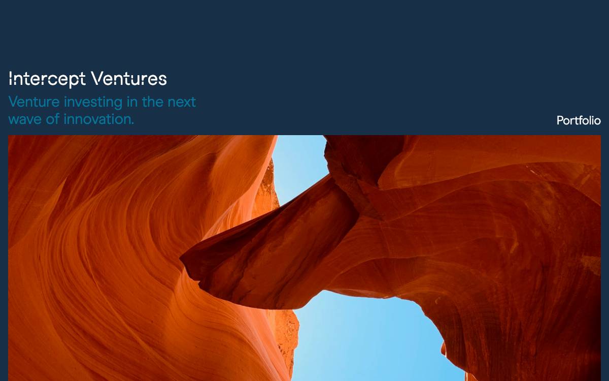 Intercept Ventures website preview