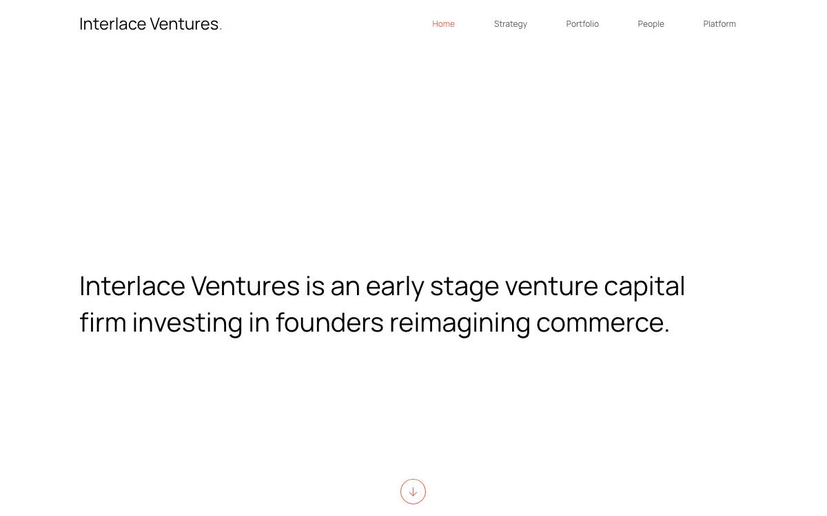Interlace Ventures website preview