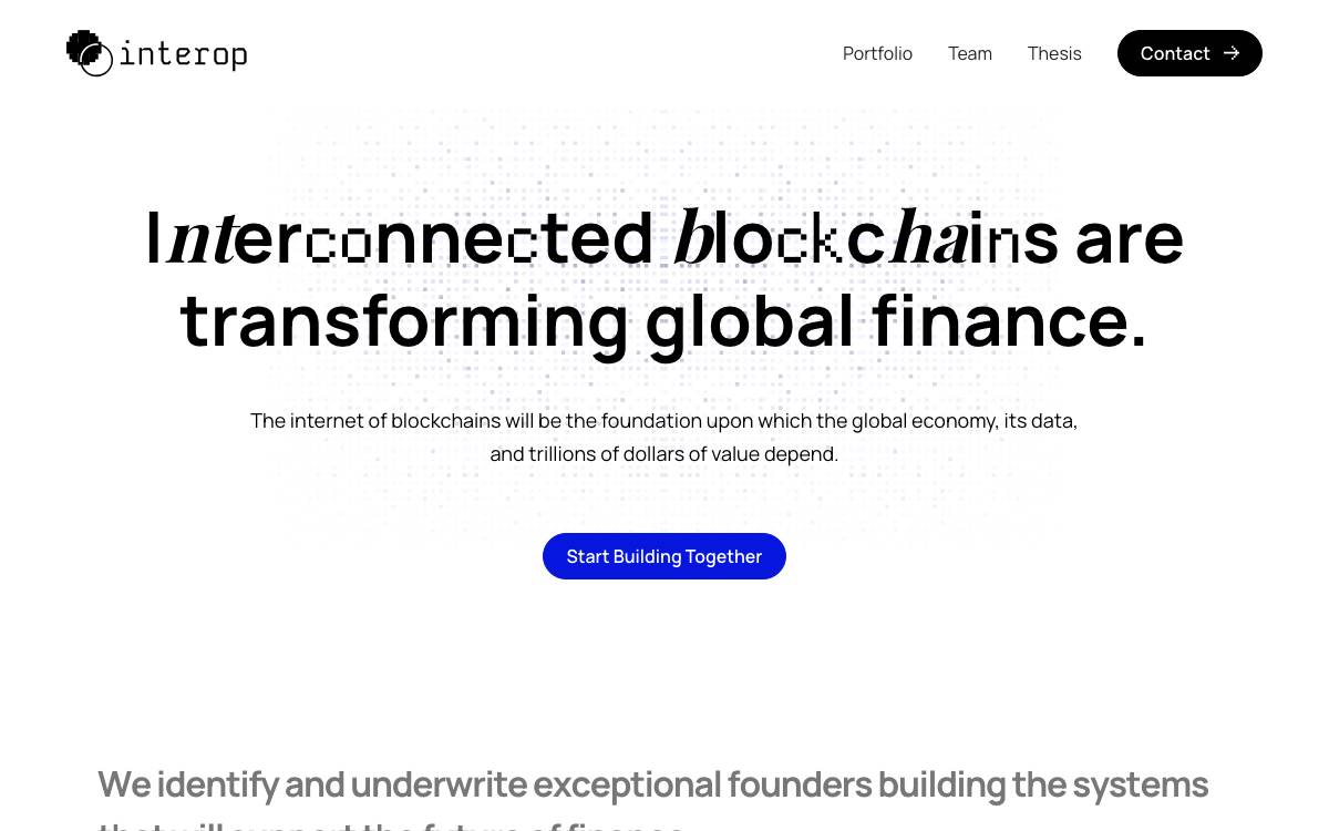 Interop website preview