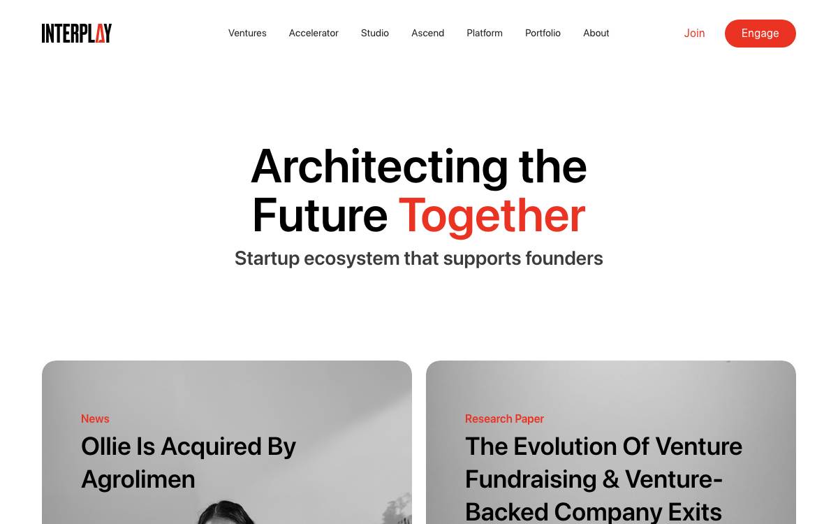 Interplay Ventures Early Stage Management Llc website preview