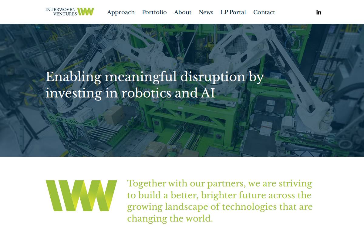 Interwoven Ventures website preview