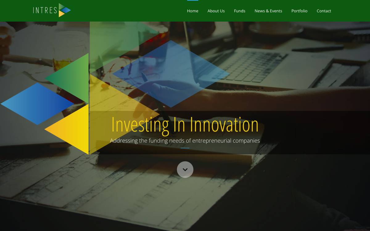 Intres Capital Partners website preview