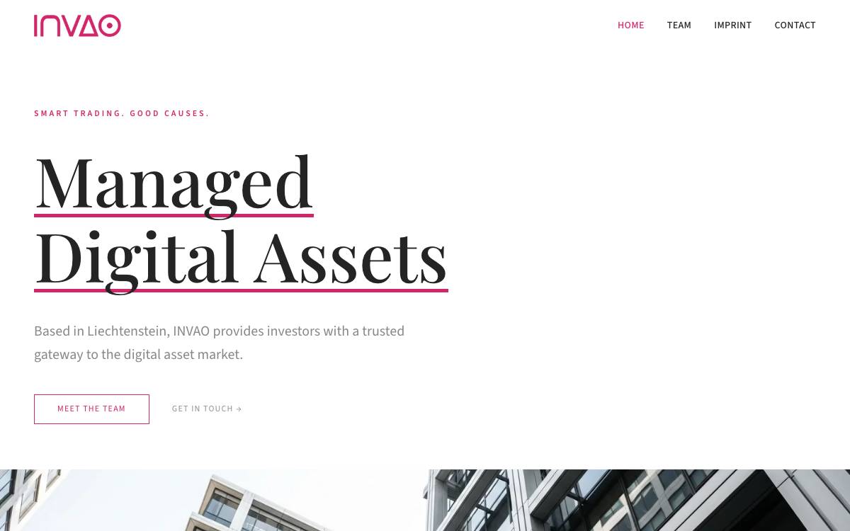 INVAO website preview