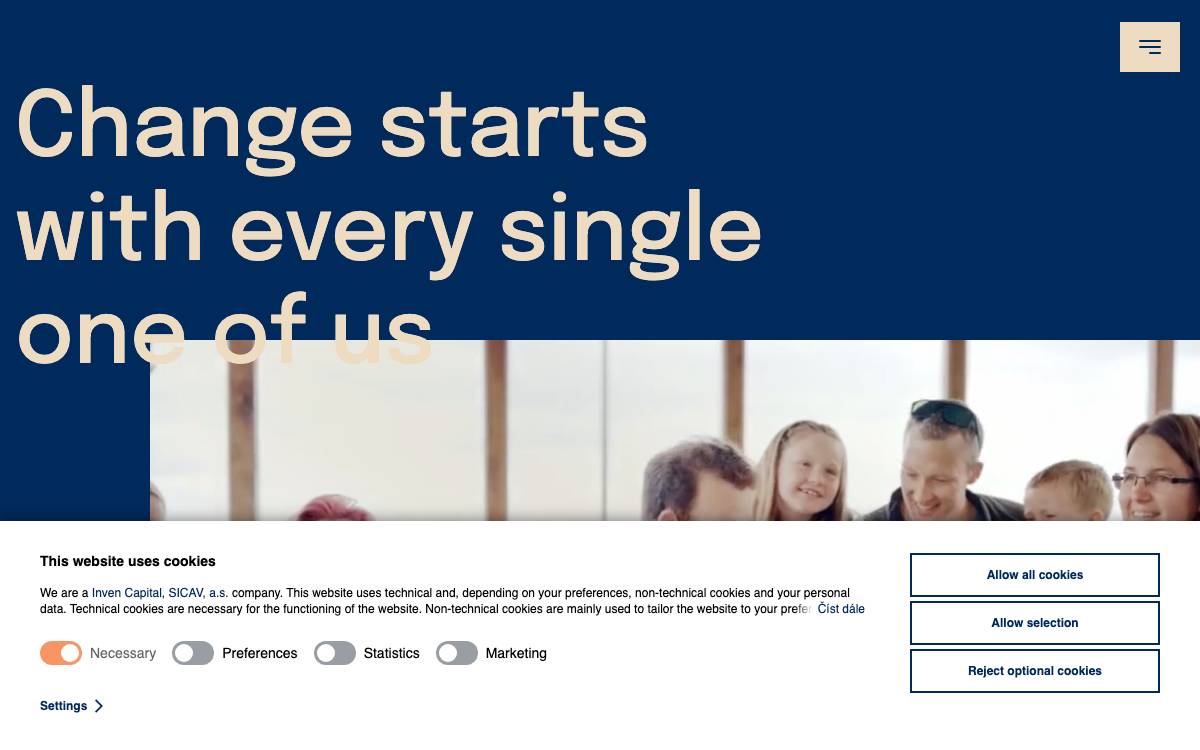 Inven Capital website preview
