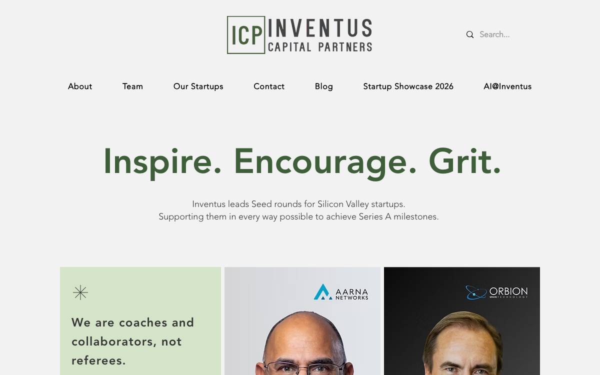 Inventus Capital Partners website preview