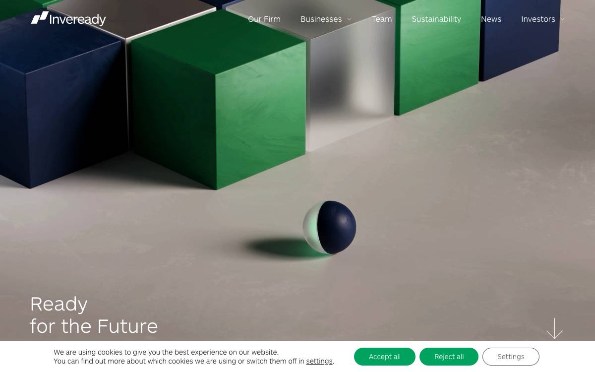 Inveready Technology Investment Group website preview
