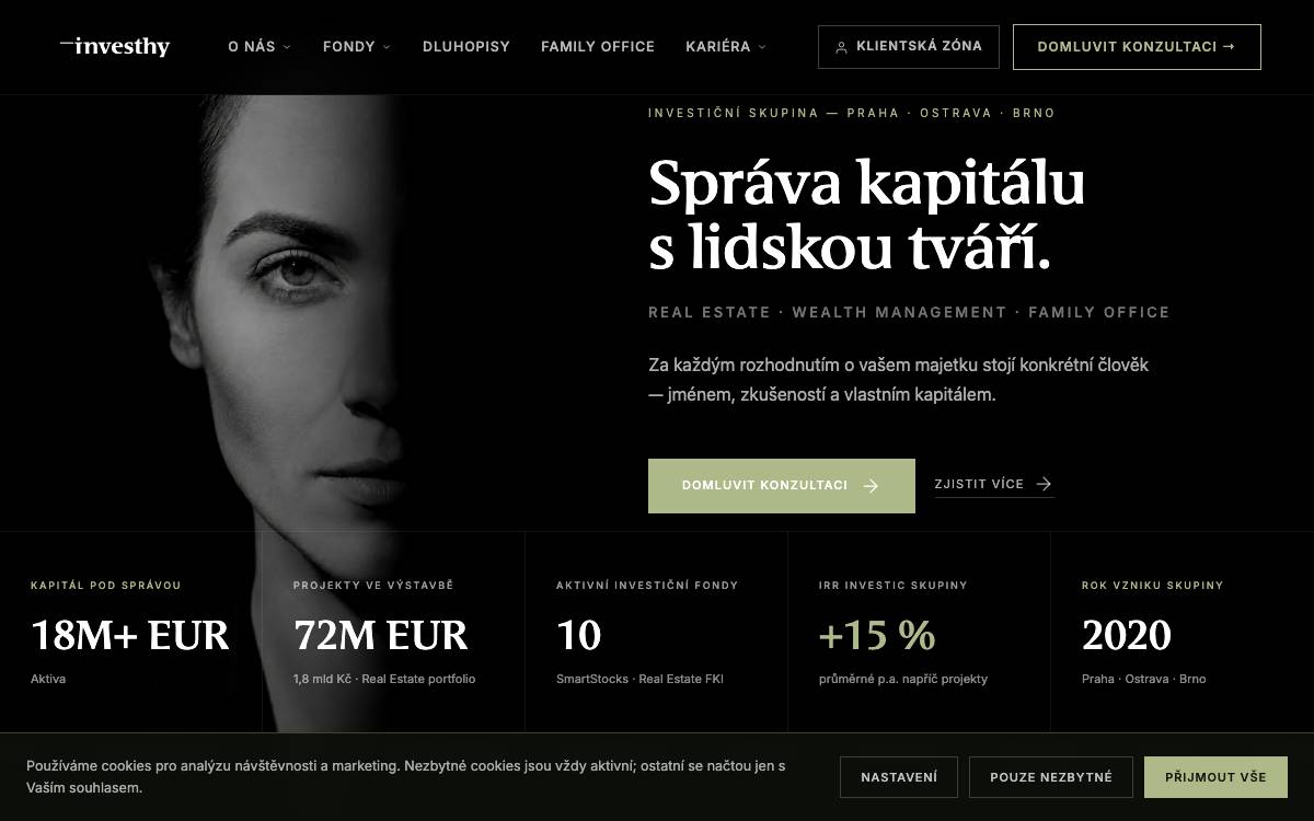 Investhy website preview