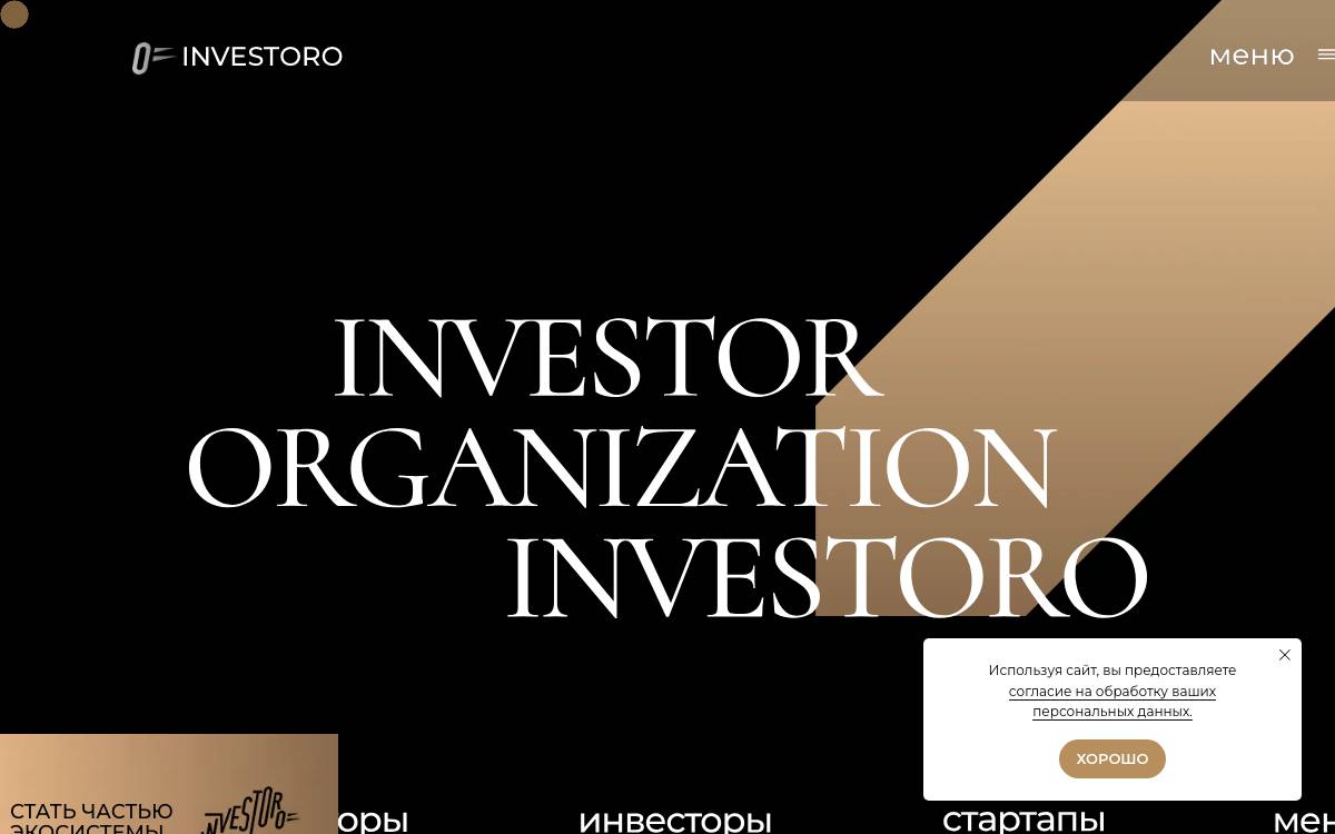 INVESTORO website preview